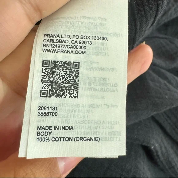 Prana Hideaway Pants in Black Beach Swim Cover - Picture 9 of 11